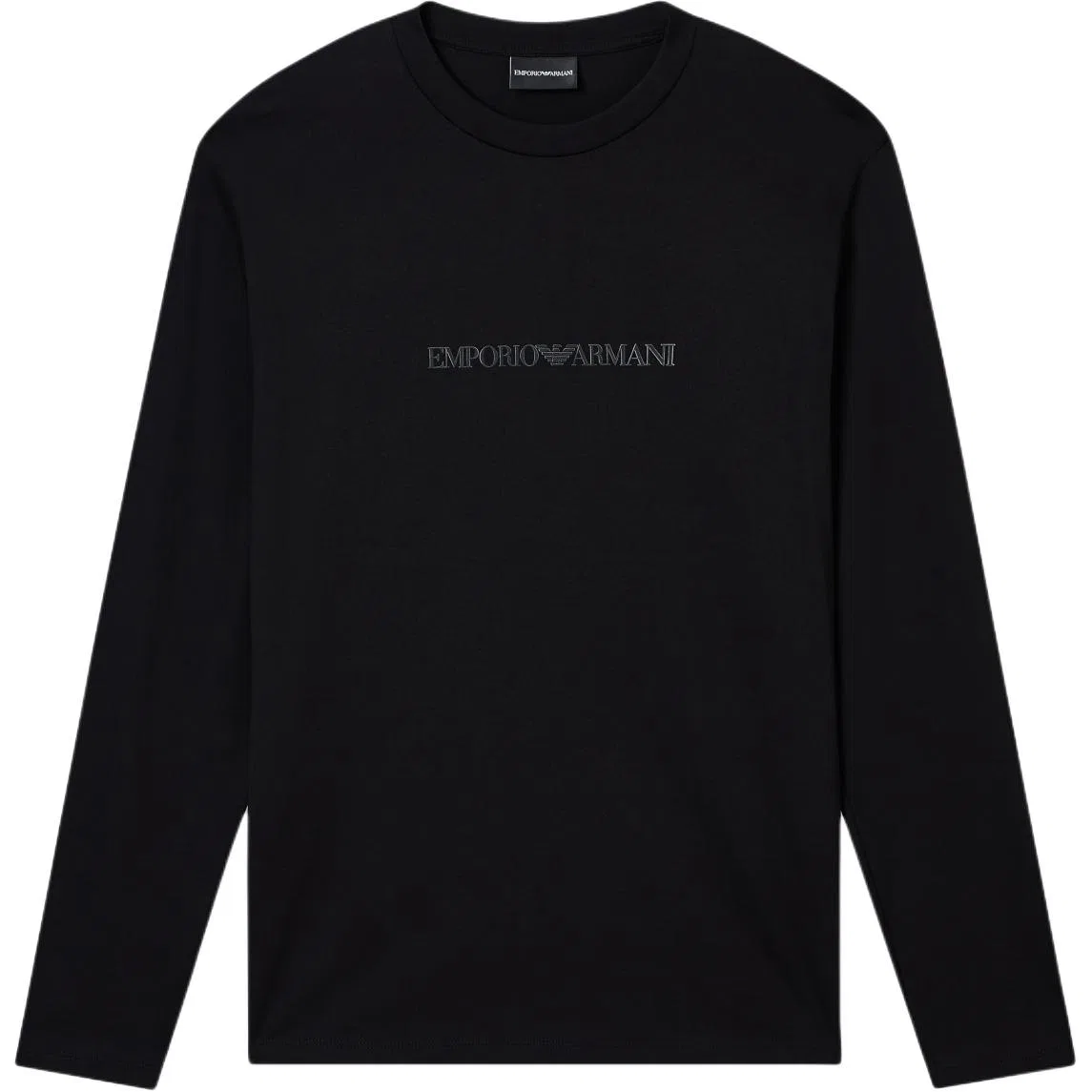 Мужская футболка с длинным рукавом Emporio Armani, Black