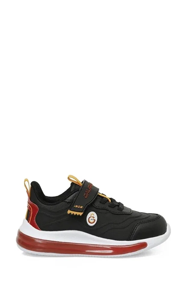 Детские кроссовки для девочек с ортопедической стелькой Kinetix, Black-Yellow-Red