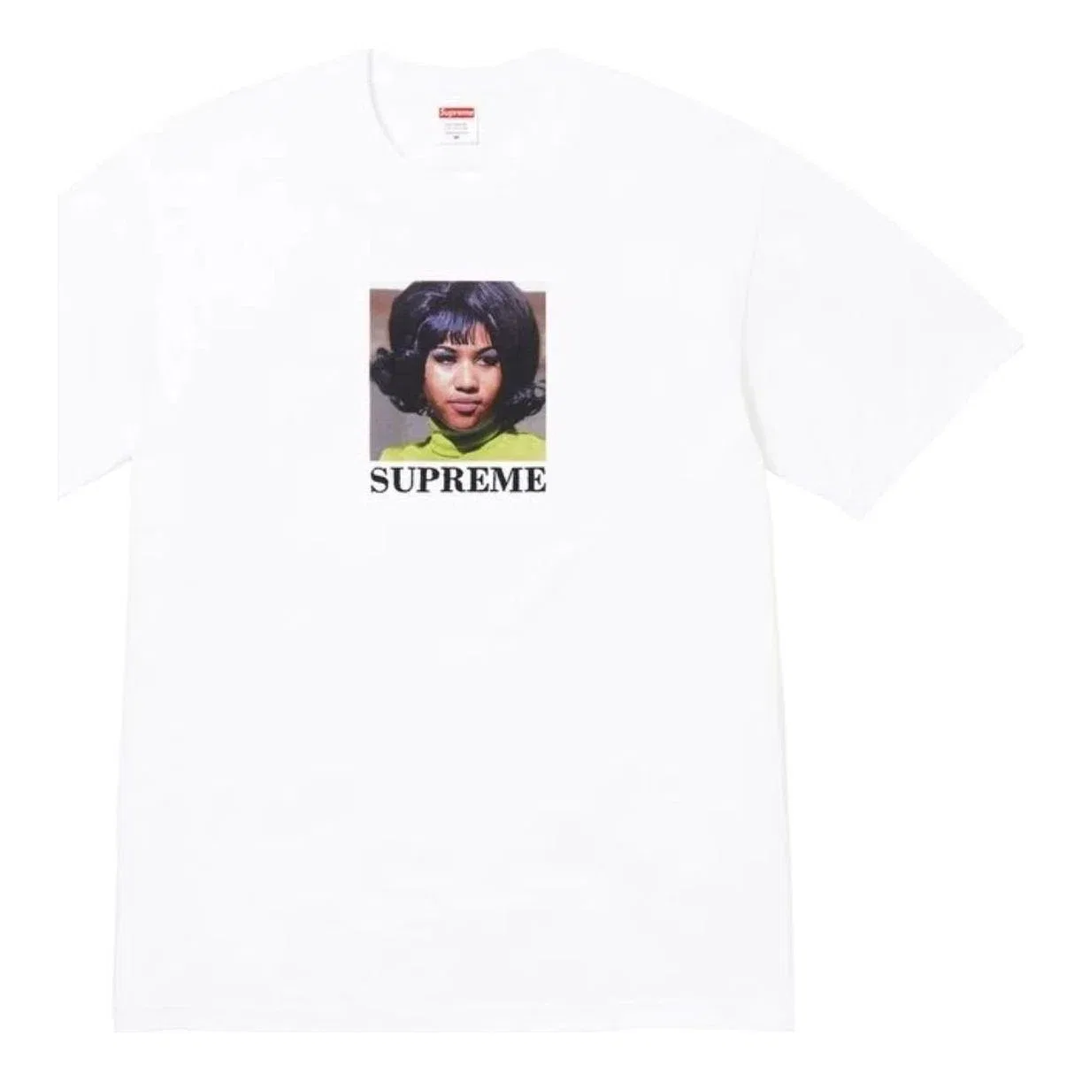 Мужская футболка с принтом Aretha Supreme, Белый