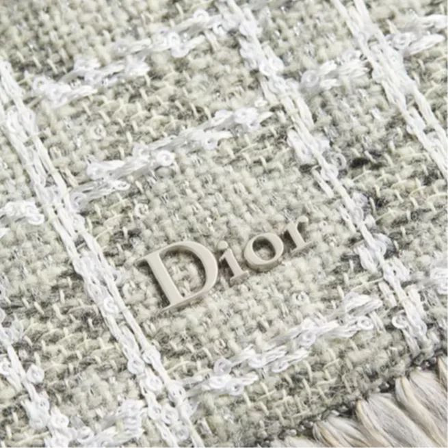 DIOR Женская повседневная короткая юбка серого цвета — фото 3