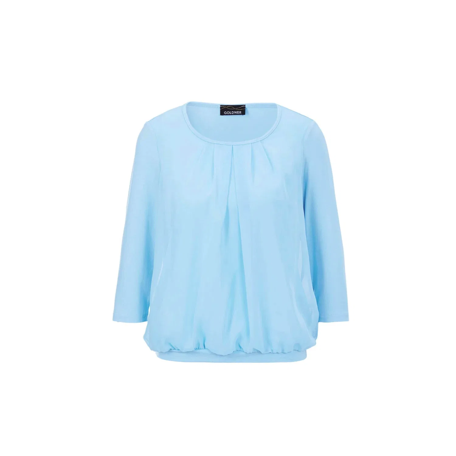 Женская блуза с шифоновой вставкой GOLDNER, Blue