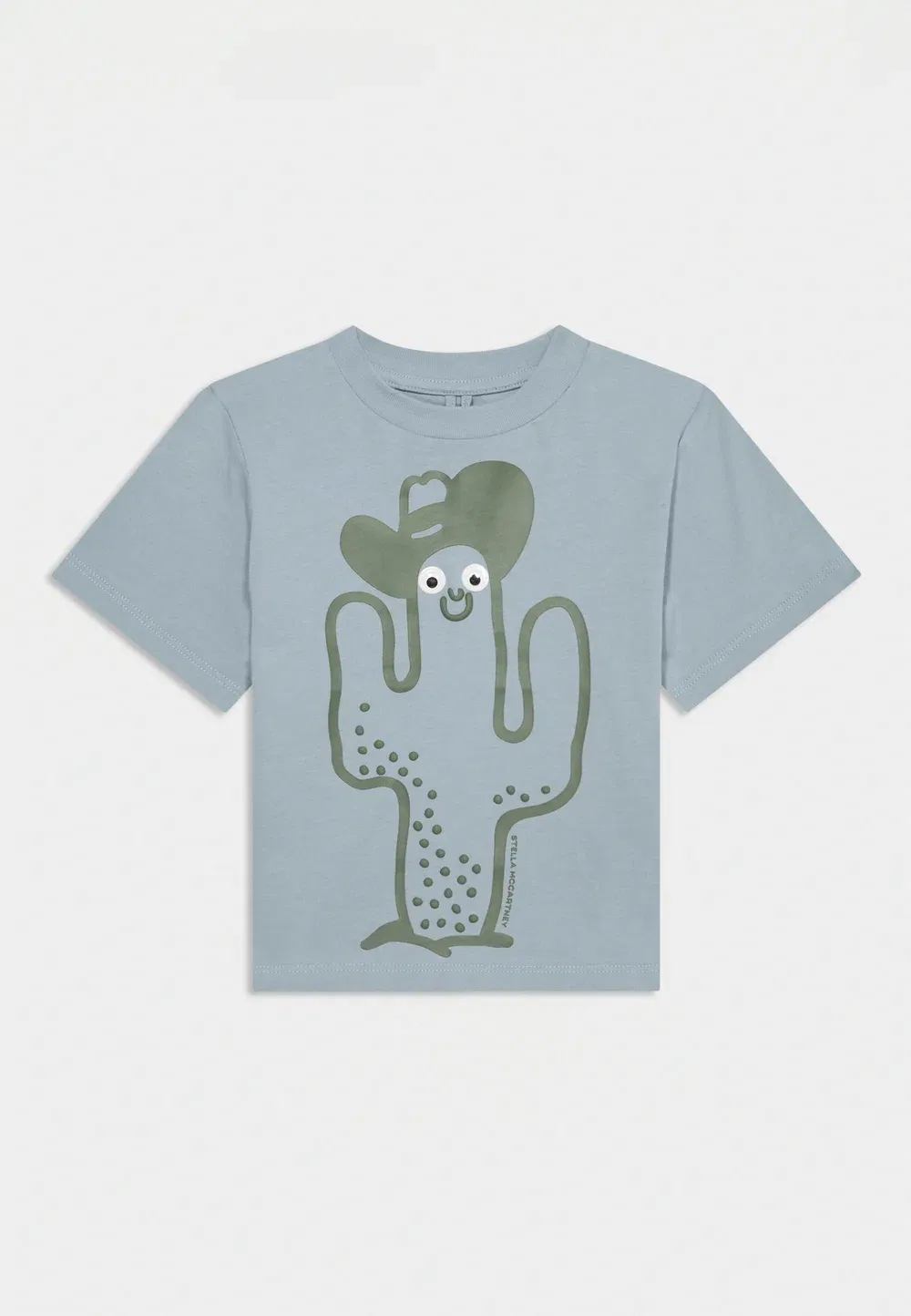 Футболка с принтом Stella Mccartney Kids, Blu Nebbia — фото 3