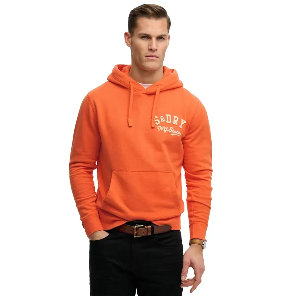 Худи Vintage Athletic Superdry, оранжевый