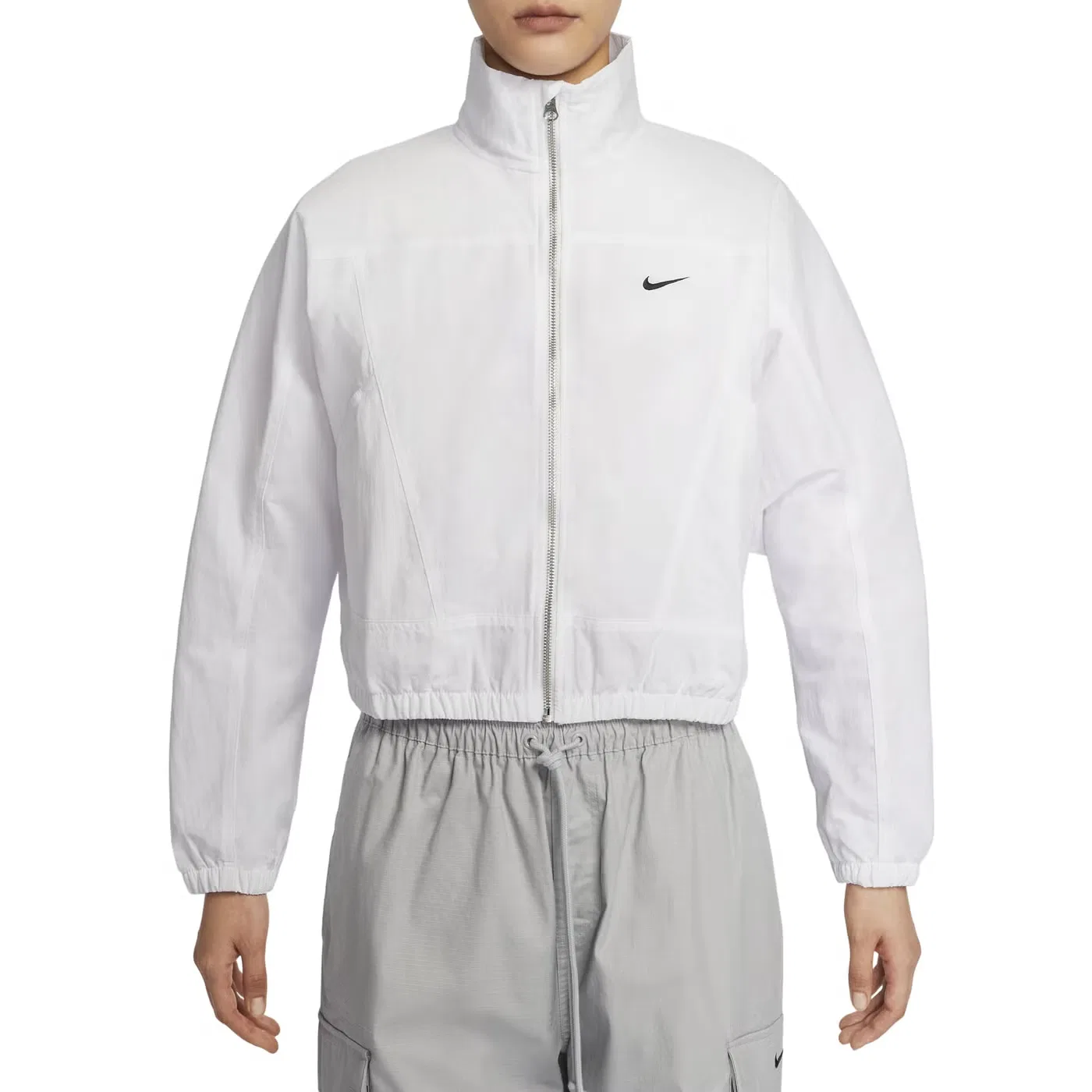 Куртка спортивная с принтом Nike Sportswear Everything, белая — фото 4