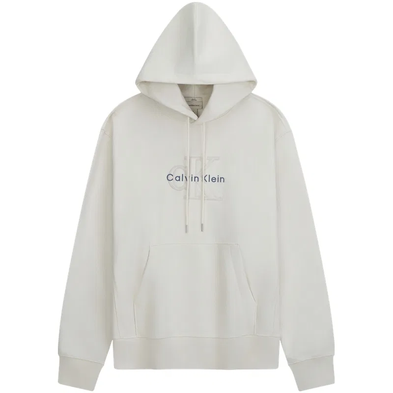 Мужской свитшот с капюшоном средней посадки Calvin Klein, YAS-Ivory