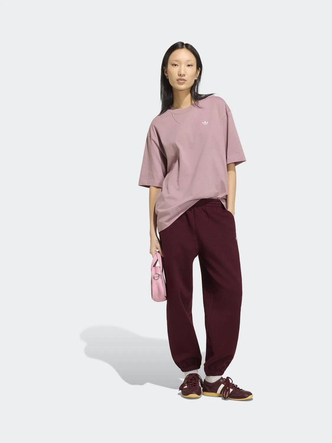 Футболка оверсайз Essentials от adidas Originals, цвет Mauve Purple