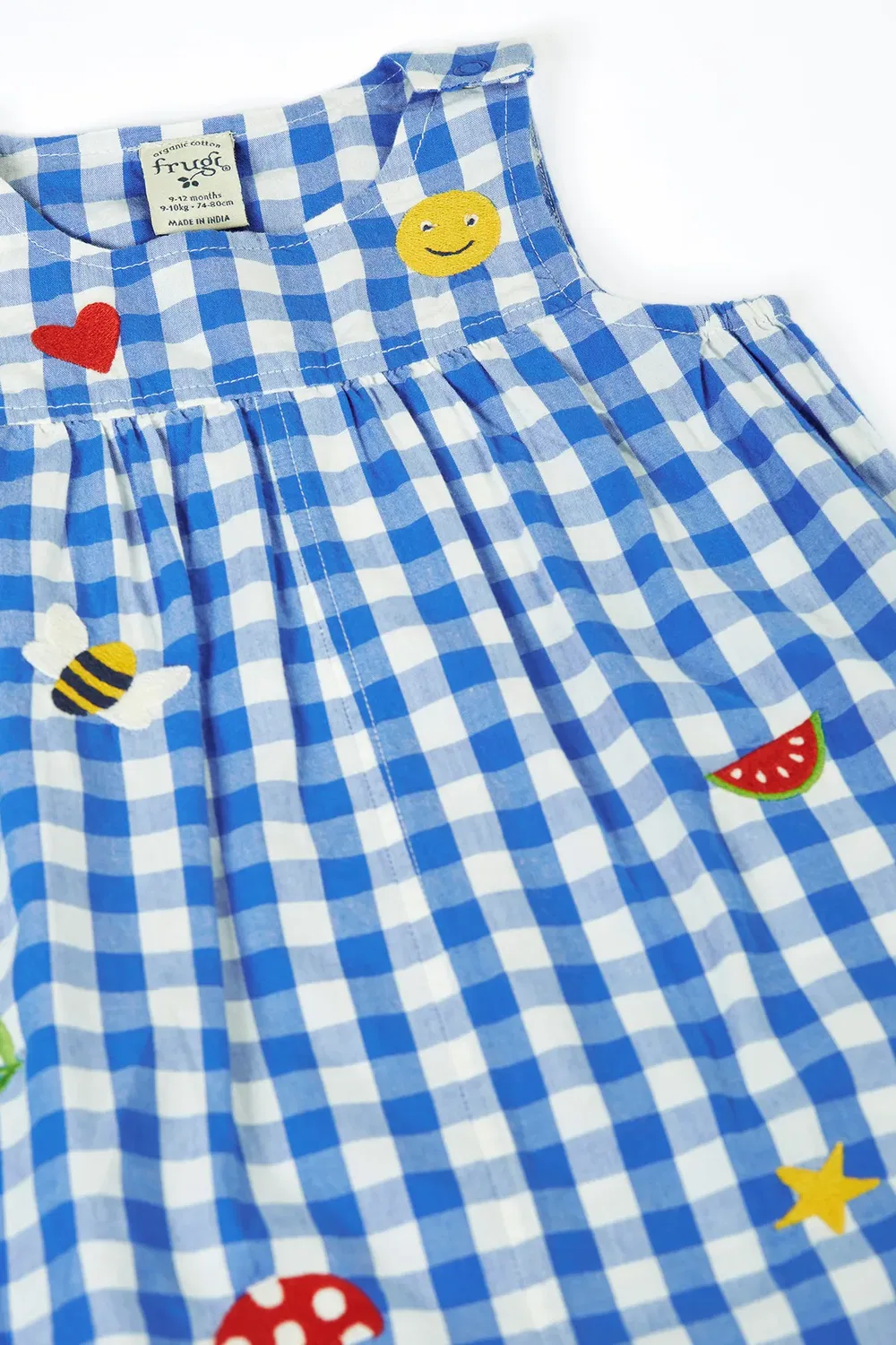 Детские шорты-комбинезон Summer Short Frugi, Blue — фото 2