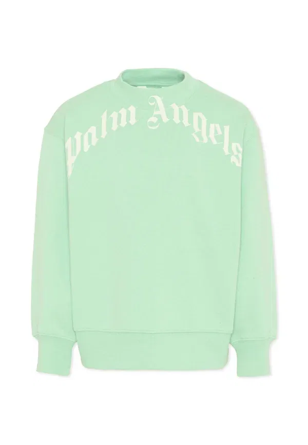 Толстовка хлопковая Unisex Palm Angels, green, зеленый