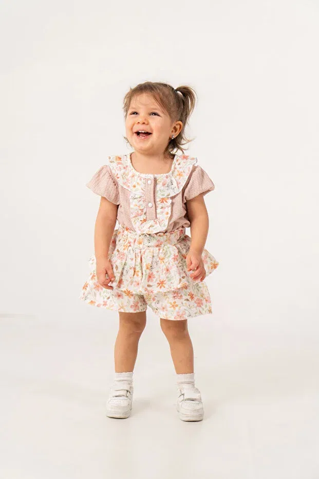 Детский комплект для девочек хлопковый Glam Jnf Kids, Rose Dry — фото 3
