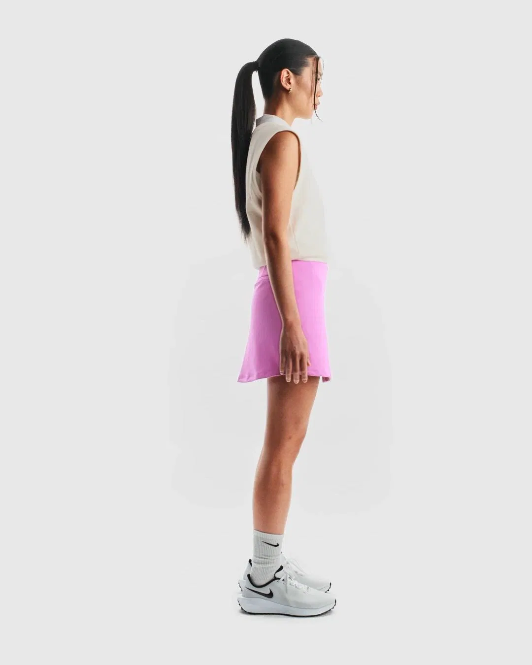 Женская юбка для гольфа с шортами Dri-FIT Golf Skirt NIKE, Light Magenta — фото 2