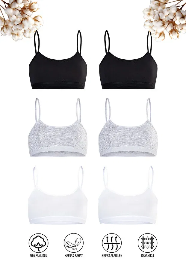 Детский бюстгальтер для девочек без поролона Özkan Underwear, Mixed