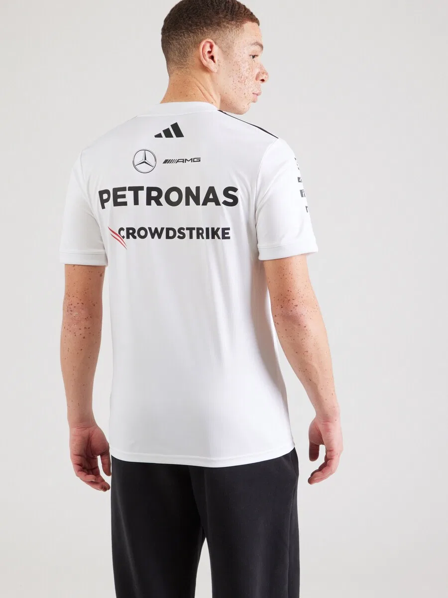Спортивная футболка ADIDAS PERFORMANCE Performance Shirt 'Mercedes - AMG Petronas Formula One Team' белого цвета — фото 4