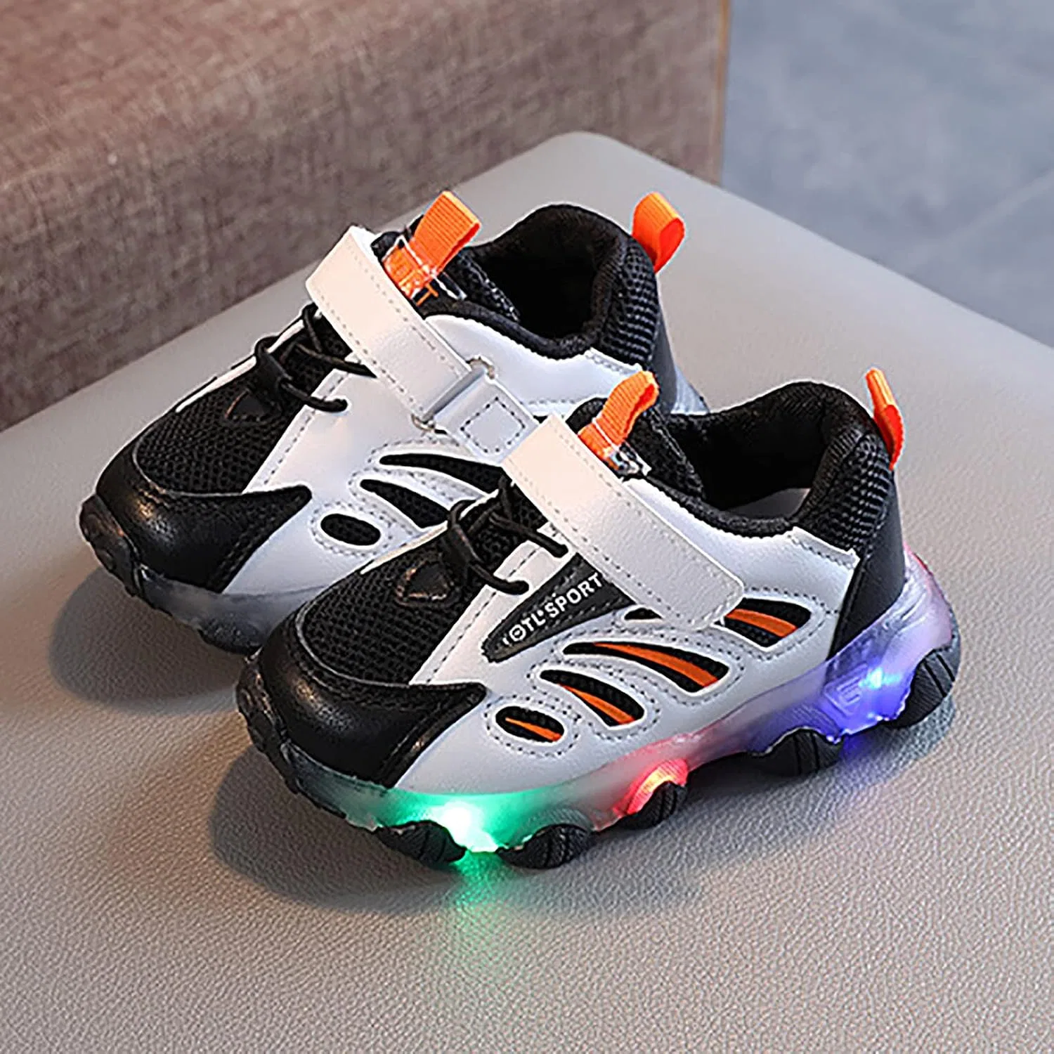 Детские кроссовки для девочек с дышащей сеткой High Top Boy Sneakers, Black — фото 2