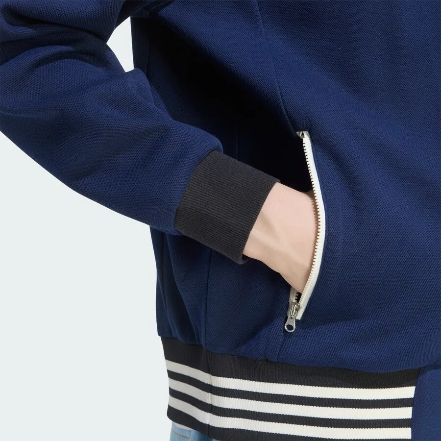 Куртка ADIDAS ORIGINALS Between-Season 'TRACK TOP' темно-синего цвета — фото 4