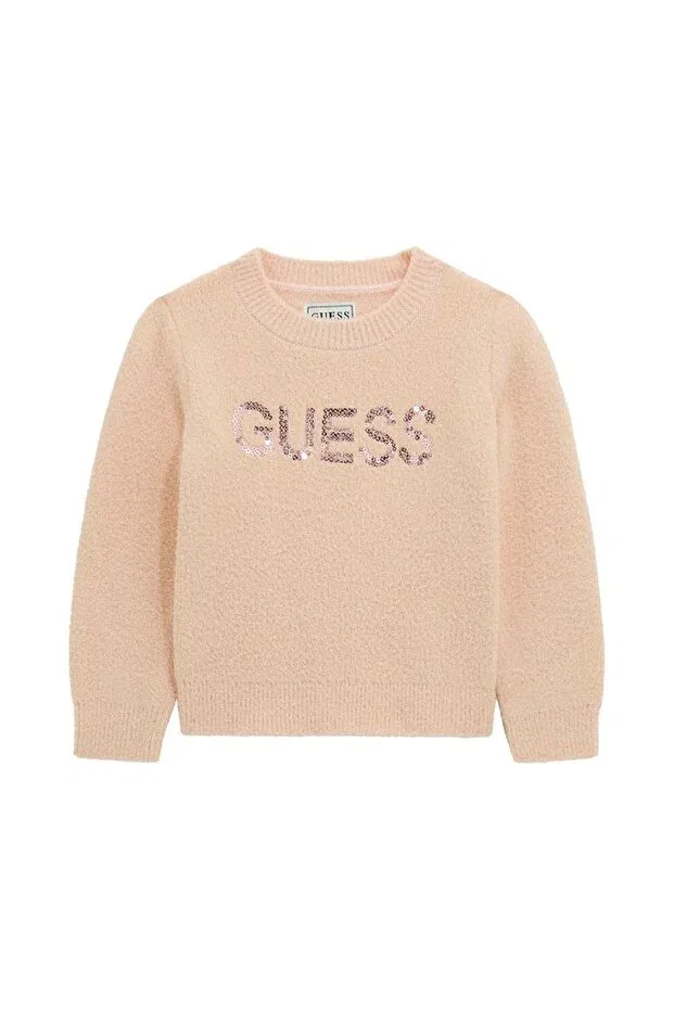 Детские свитшот для девочек хлопковый Guess, Pink