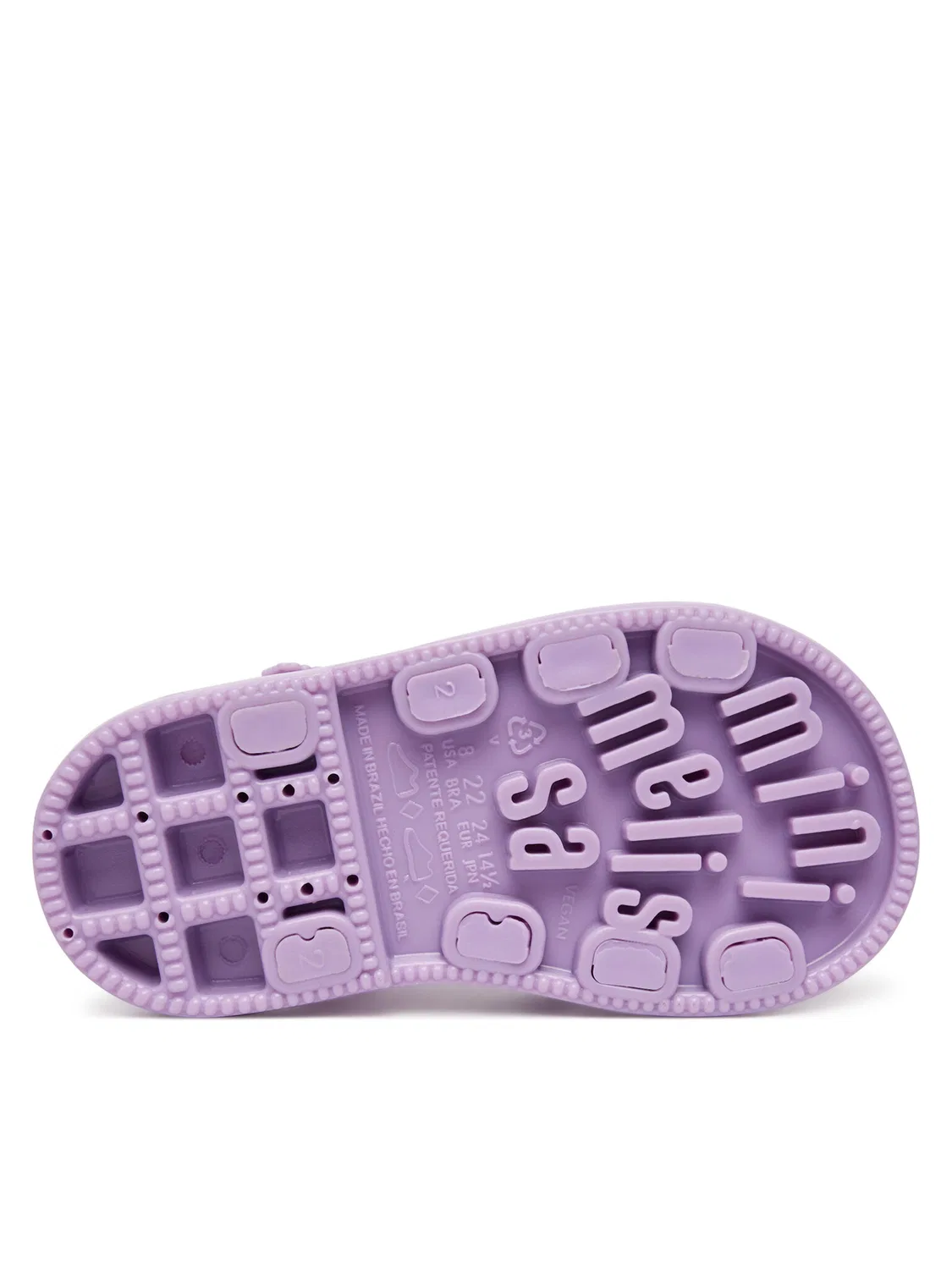 Сандалии для девочки Mini Hip Bloomy Bb Melissa, фиолетовый — фото 4