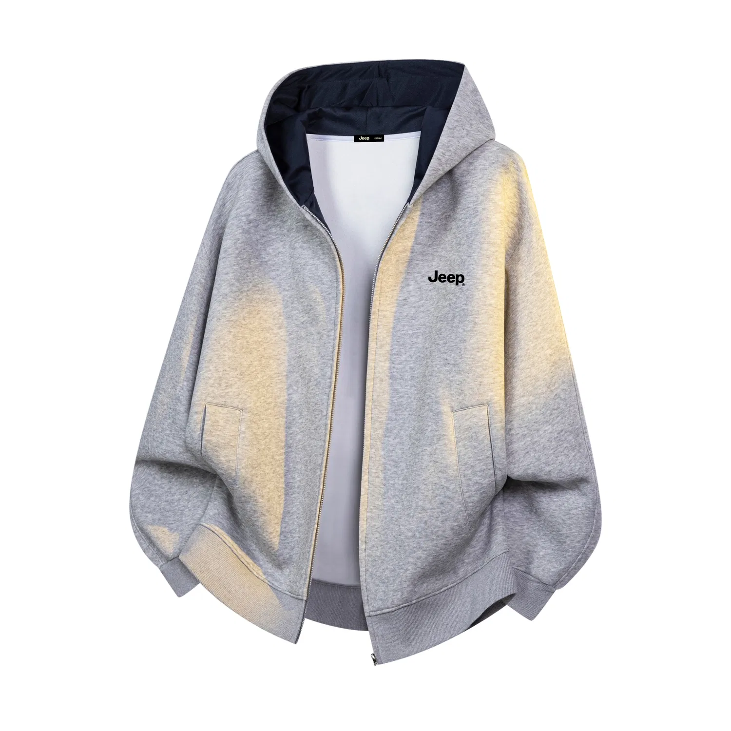 Детский свитшот с флисовой подкладкой Jeep Leisure Collection, Heather Gray (Fleece-Lined)