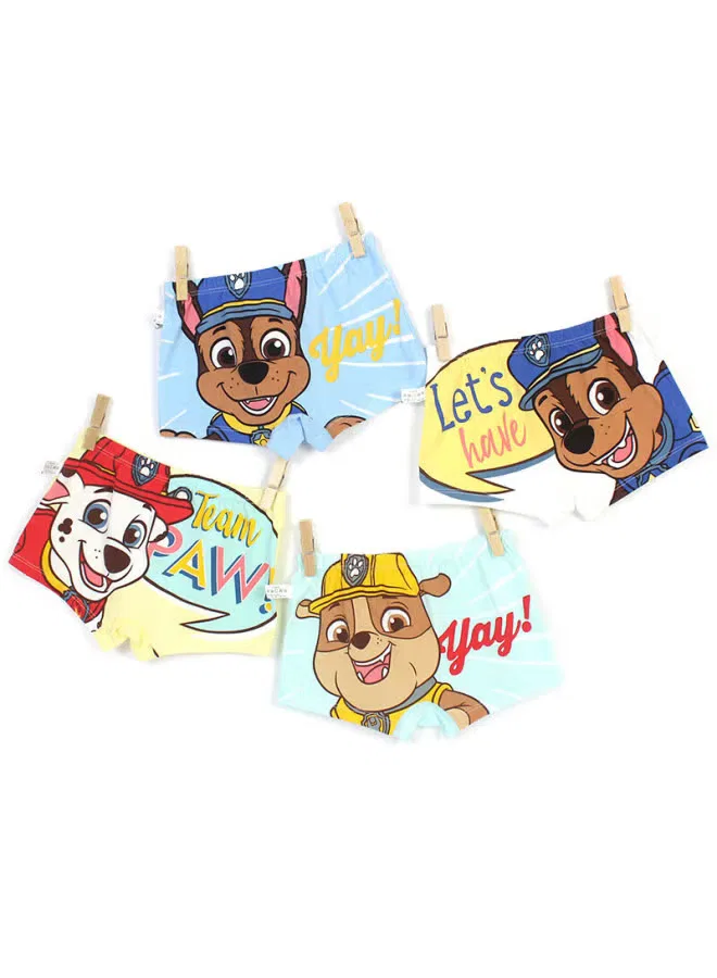 Трусы-боксеры детские с антибактериальной ластовицей Paw Patrol