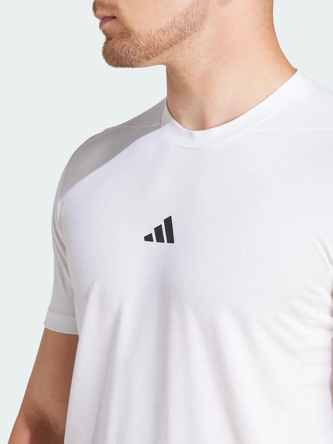 Футболка тренировочная Designed For Training Workout adidas, белый — фото 2