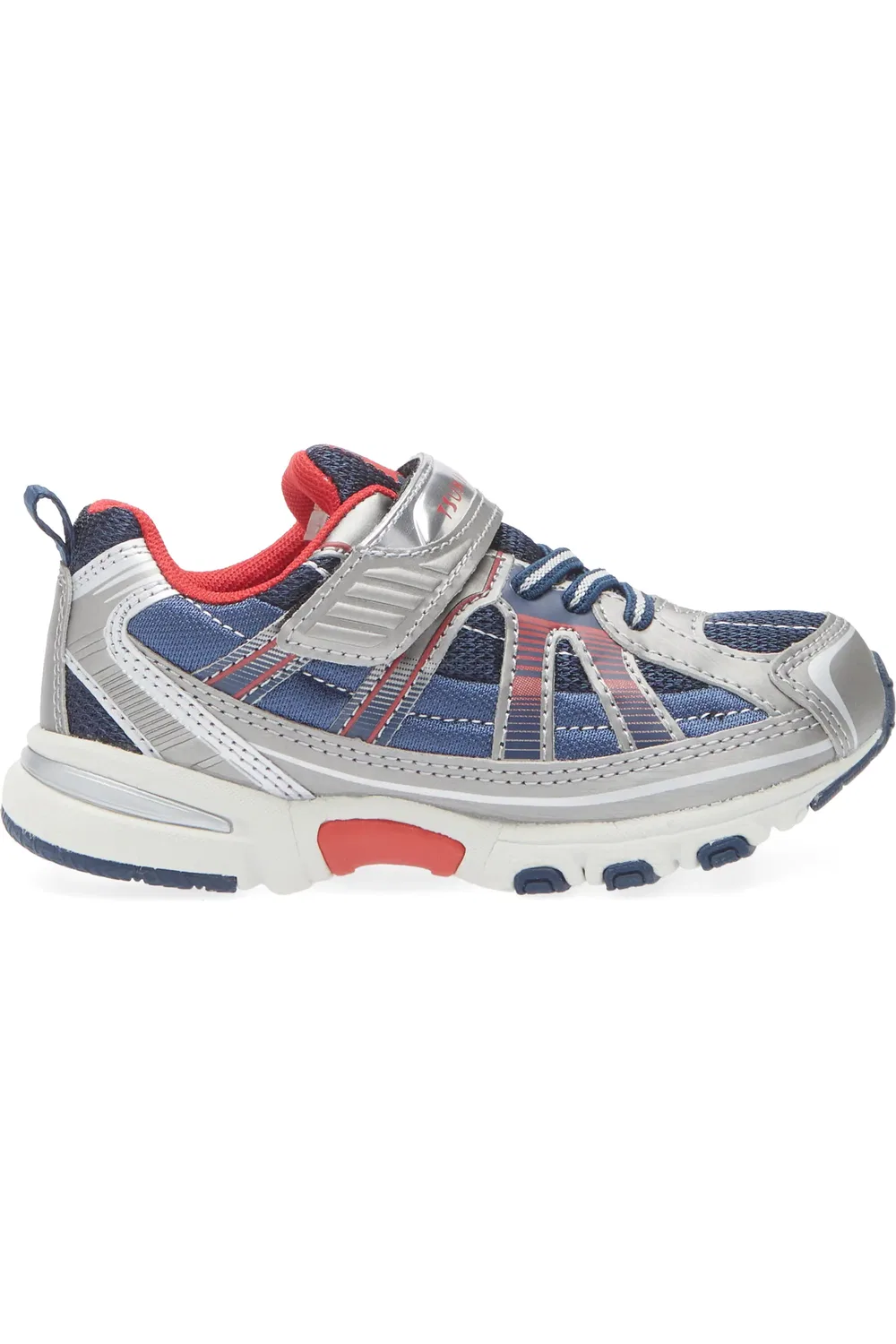 Детские кроссовки спортивные на шнуровке Storm Tsukihoshi, Steel/Cobalt — фото 3