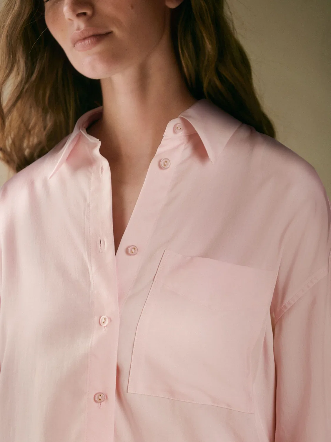 Рубашка из TENCEL Lyocell, Light Pink Next — фото 4