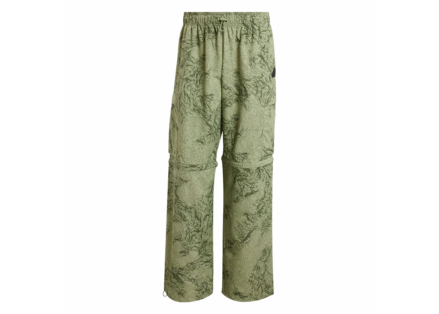 Мужские брюки-карго с отрезными штанинами City Escape Premium Adidas, Tent Green