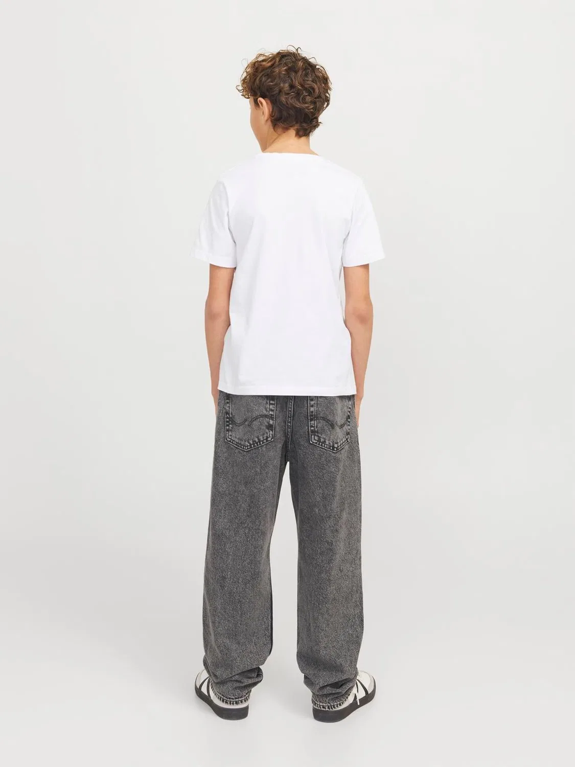 Джинсы свободного кроя Chris JACK & JONES JUNIOR, серый — фото 3