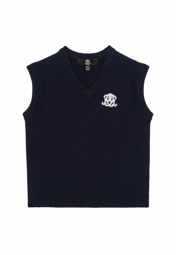 Футболка с вышивкой Reiss, Navy Blue, темно-синий