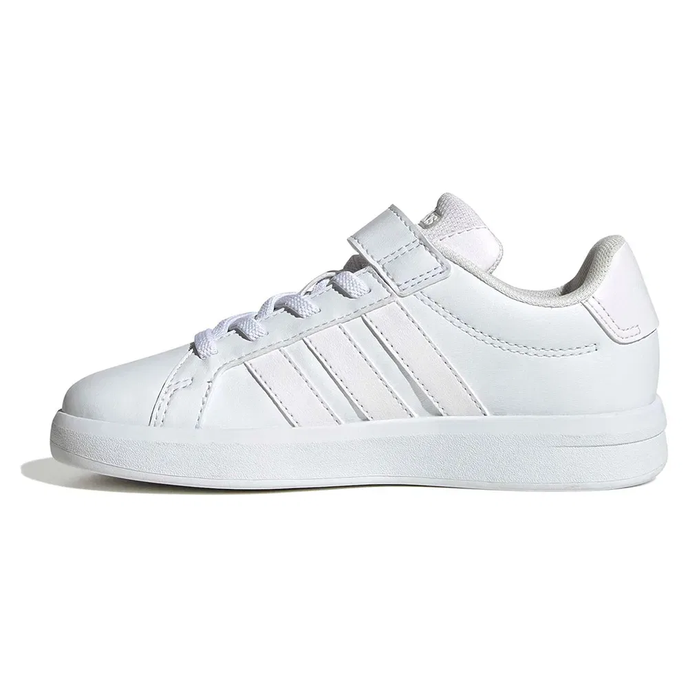 Кроссовки детские Grand Court Adidas, белый — фото 3