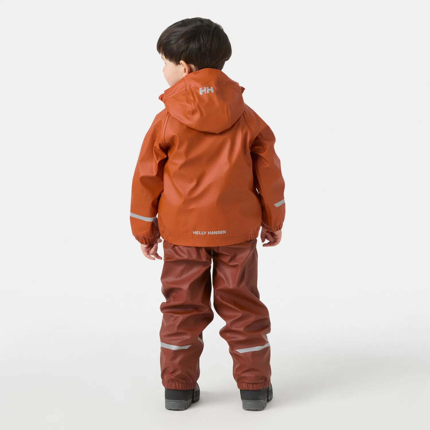 Дождевой комплект с флисовой подкладкой 2.0 PU, модель Bergen, Helly Hansen, Iron Oxide — фото 3