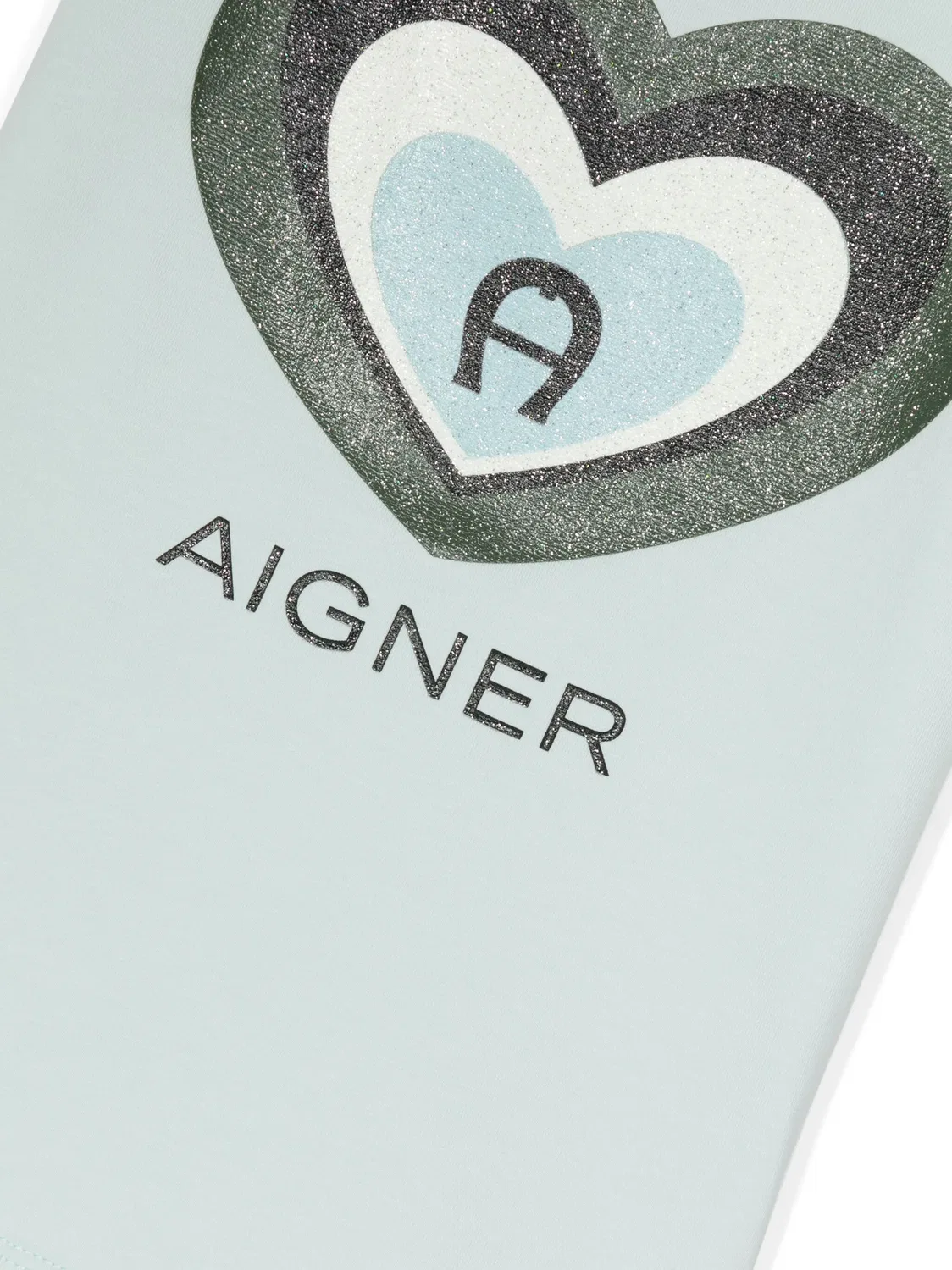 Aigner Футболка с логотипом и принтом сердца — фото 2