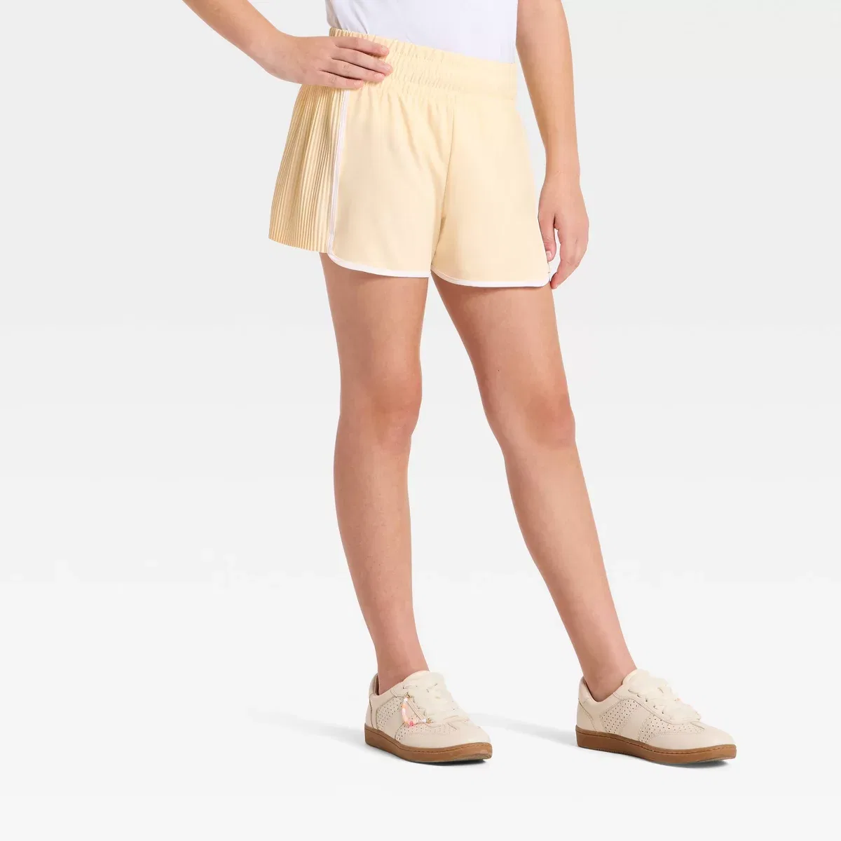Детские шорты Active Side Pleated с завышенной талией KIDS PERFORMANCE, Yellow