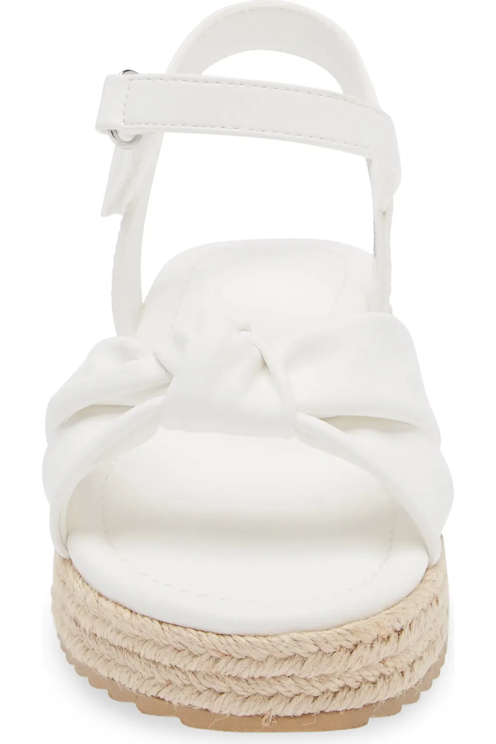 Сандалии детские на танкетке Bren Espadrille Wedge Sandal Nordstrom, белый — фото 4