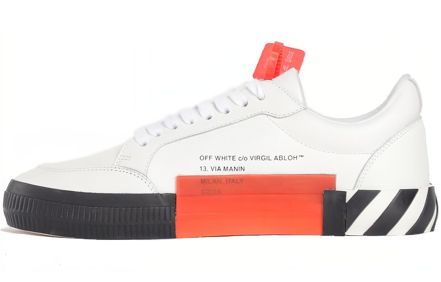 

OFF-WHITE Кроссовки OFF WHITE Vulc Low White Black SS20