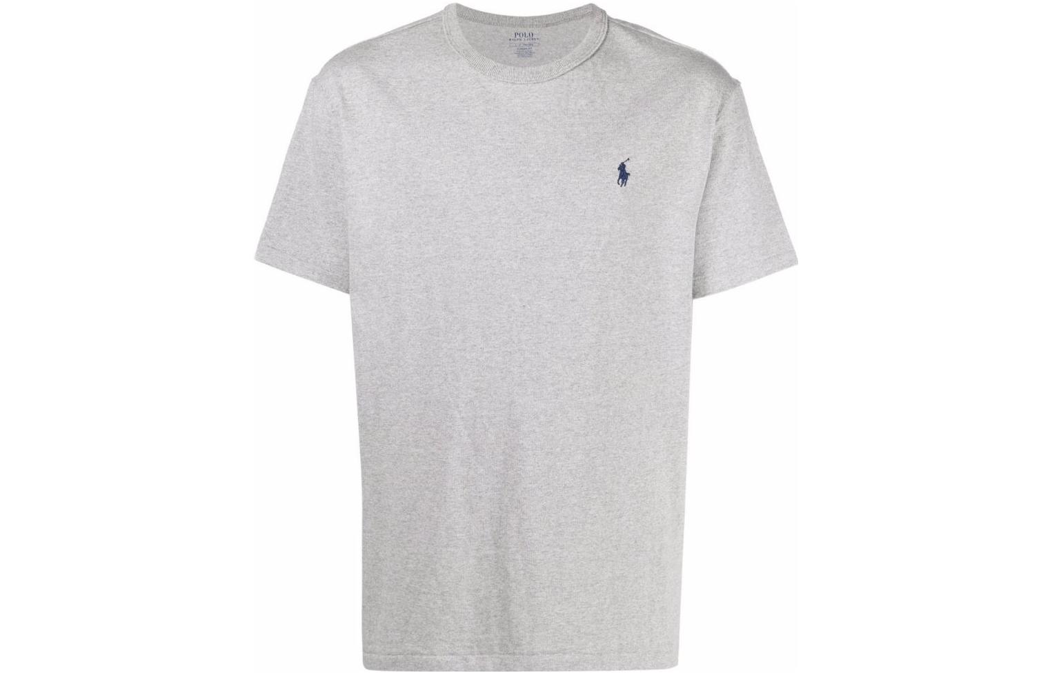 

Классическая футболка поло из плотного джерси Polo Ralph Lauren, серая
