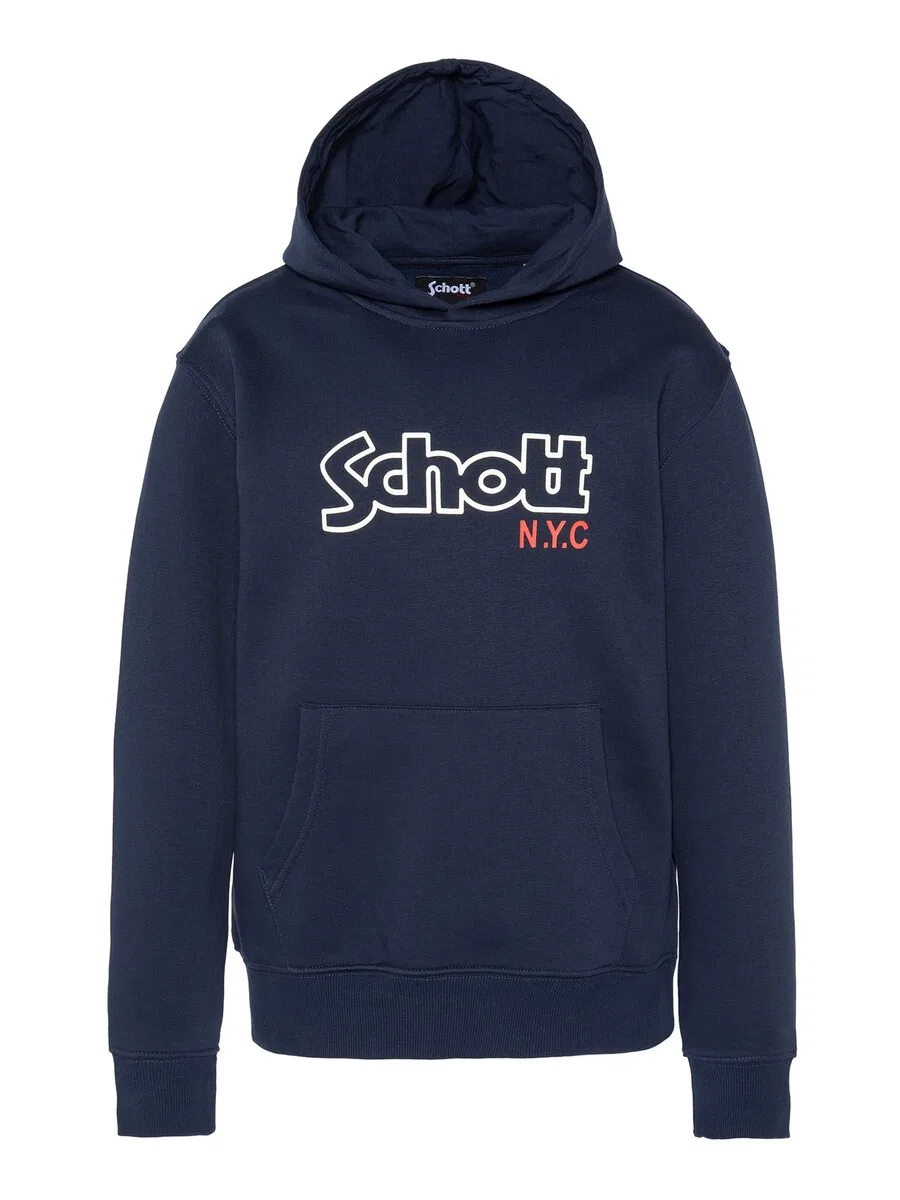 Толстовка Schott NYC темно-синего цвета