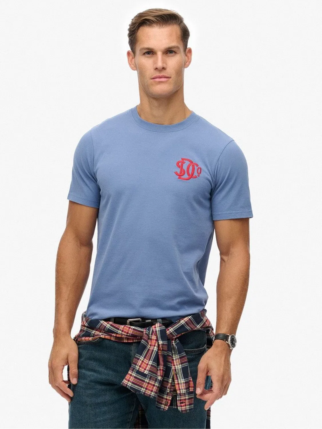 Футболка свободного кроя Sd&Co Neon Relaxed Superdry, синий — фото 2