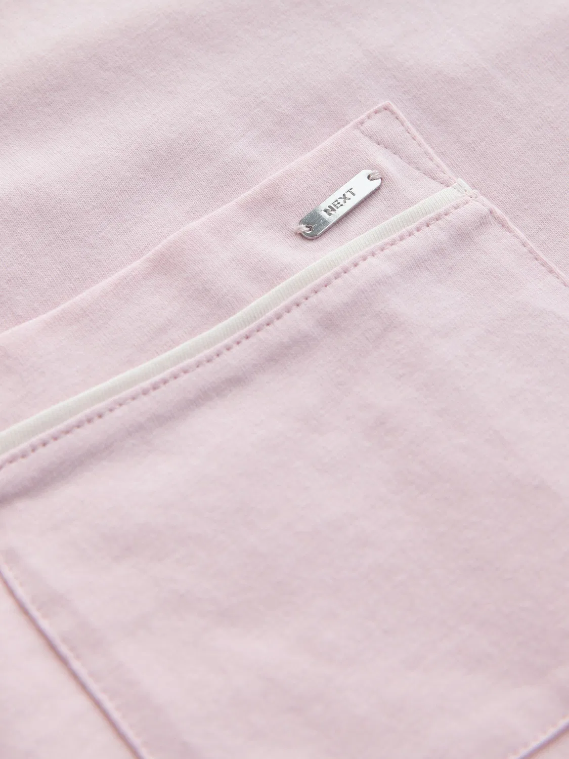 Пижама женская, хлопковая, Maternity Jersey Button Through Next, розовый — фото 4