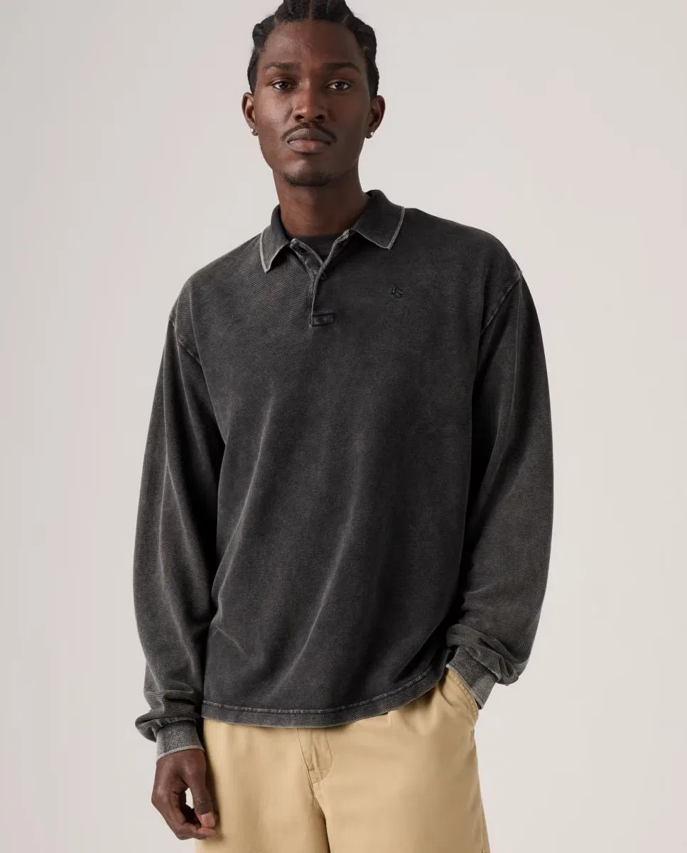 Рубашка с длинным рукавом, Polo, Levi's, темно-серый — фото 4