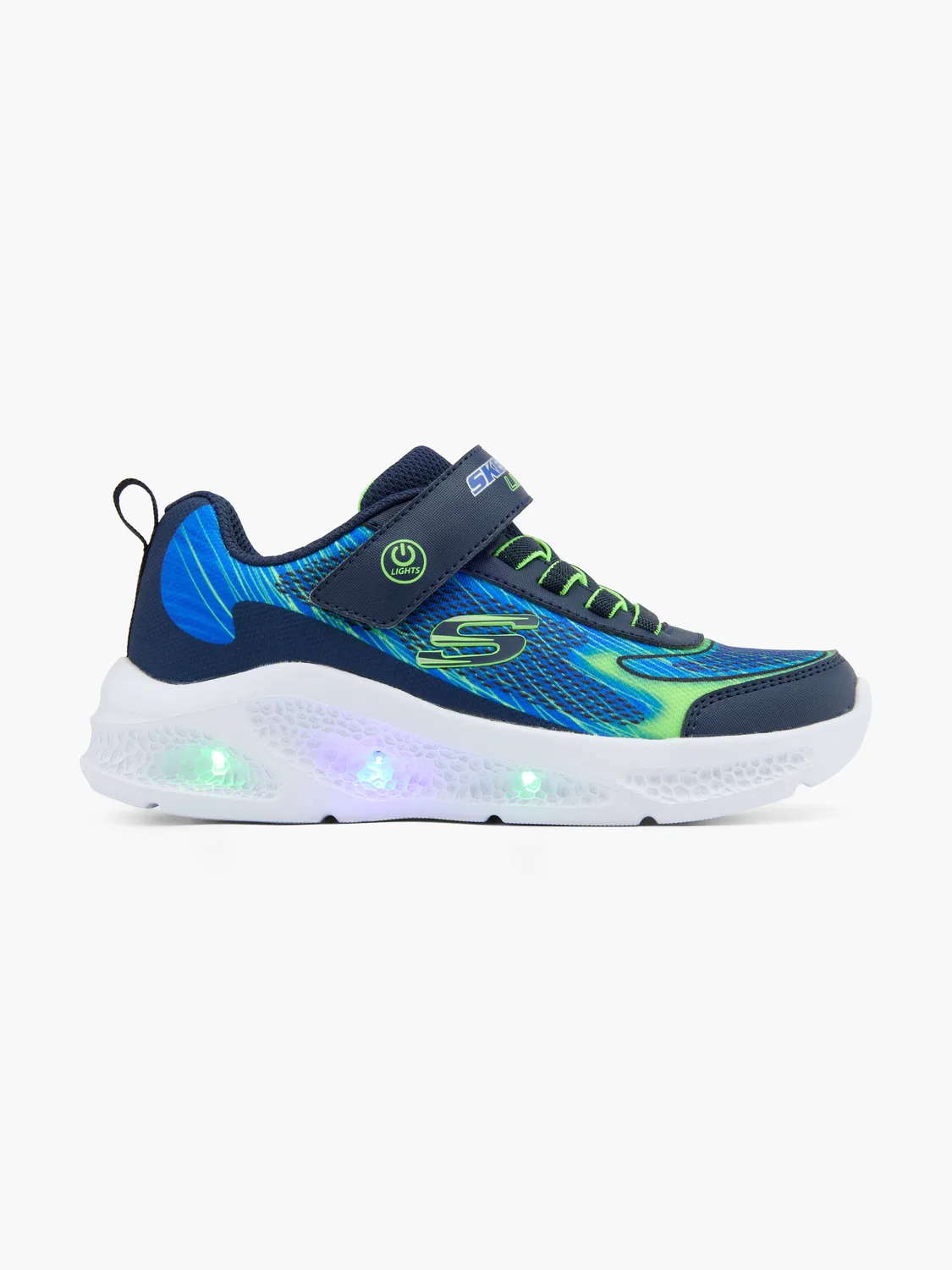 Кроссовки для мальчиков со светодиодами Skechers, синий