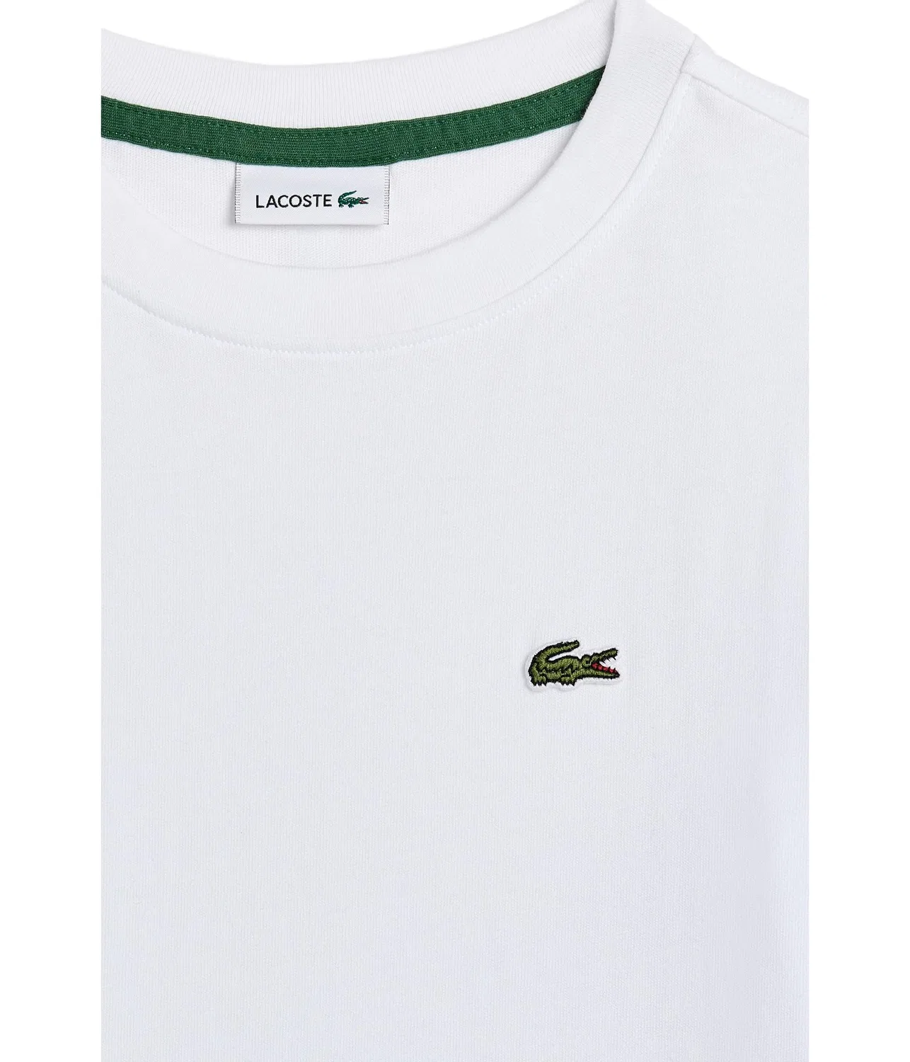 Классическая футболка (для детей постарше) Lacoste Kids, Blanc — фото 3