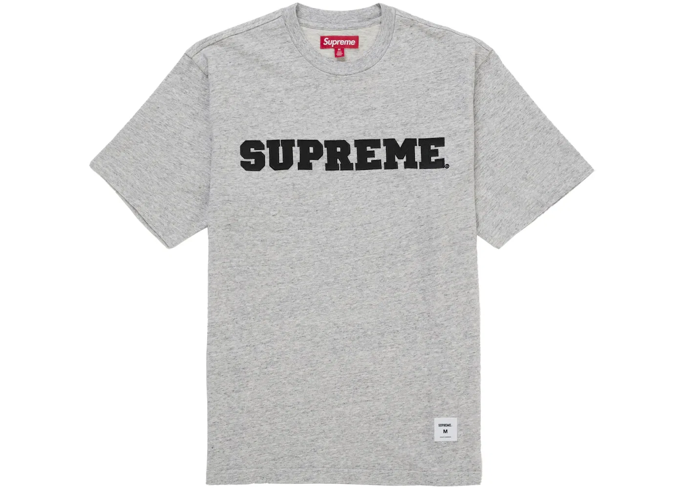 Мужская футболка с аппликацией Supreme Collegiate, Grey