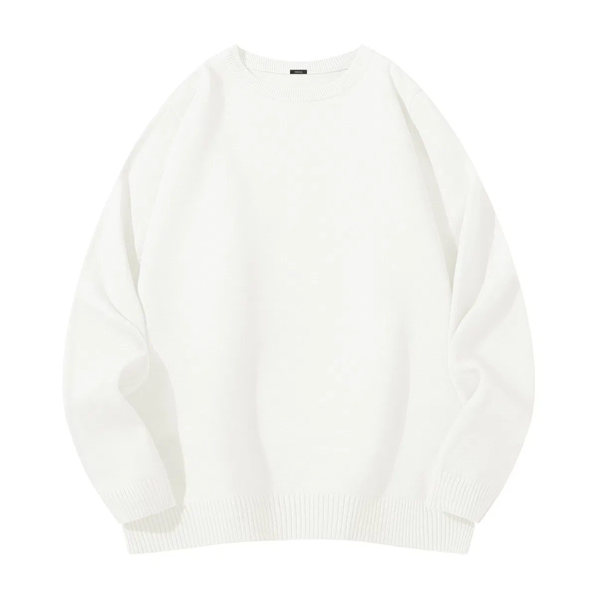 Детский свитер с высоким воротником MINISO, White