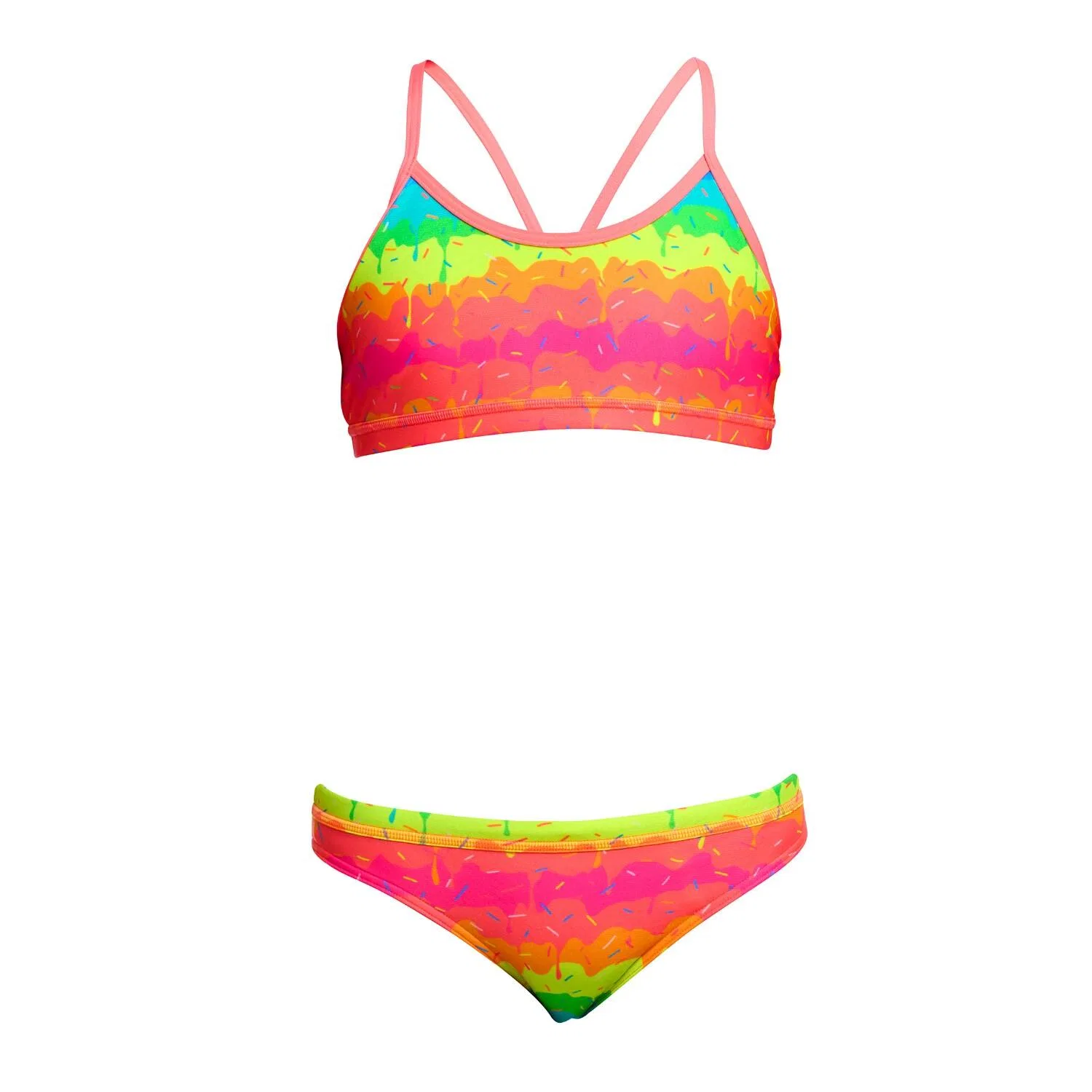 Детское бикини с принтом Melting Mayhem Funkita, Bunt