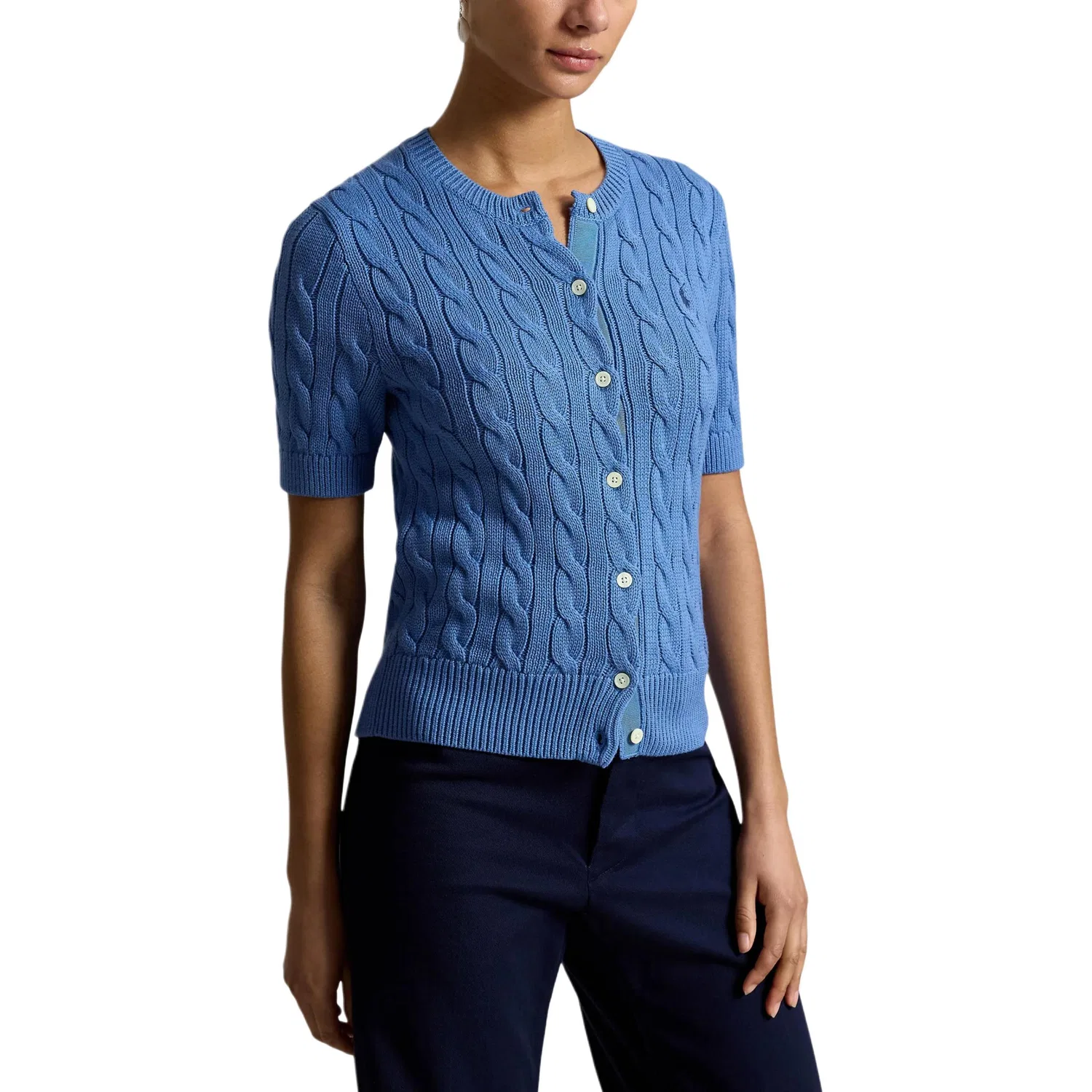 Женский джемпер с круглым вырезом Polo Ralph Lauren, Blue — фото 3