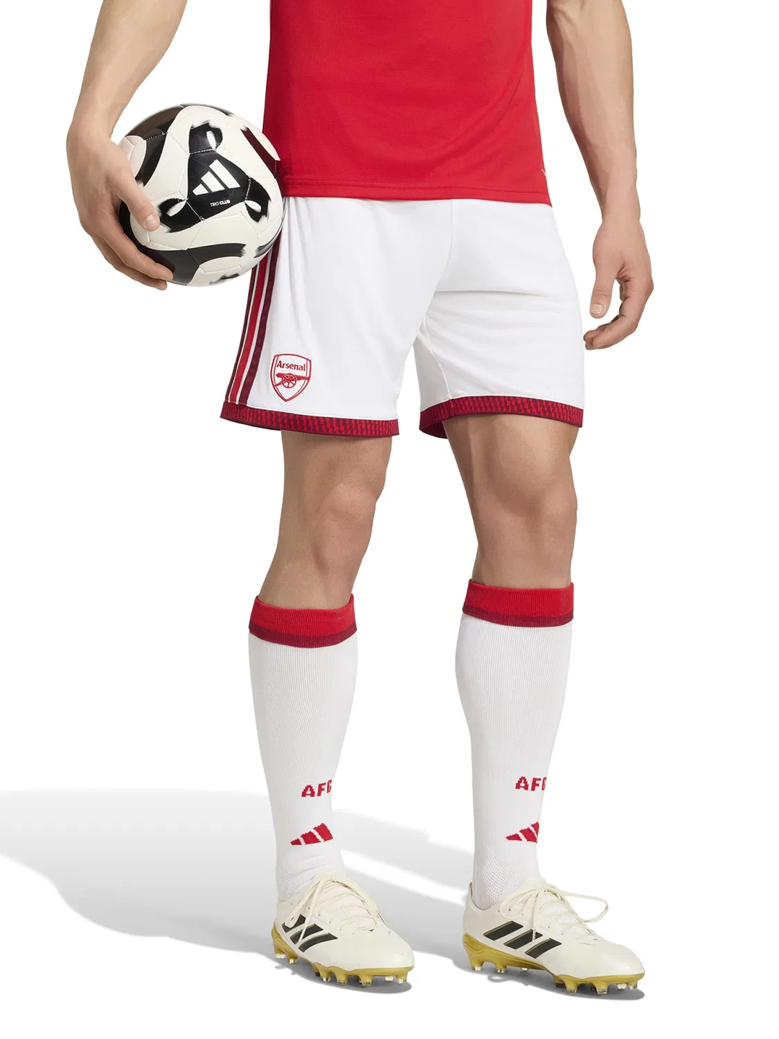 Спортивные шорты Adidas Performance Regular Workout Pants FC Arsenal 26/27 белого цвета — фото 4