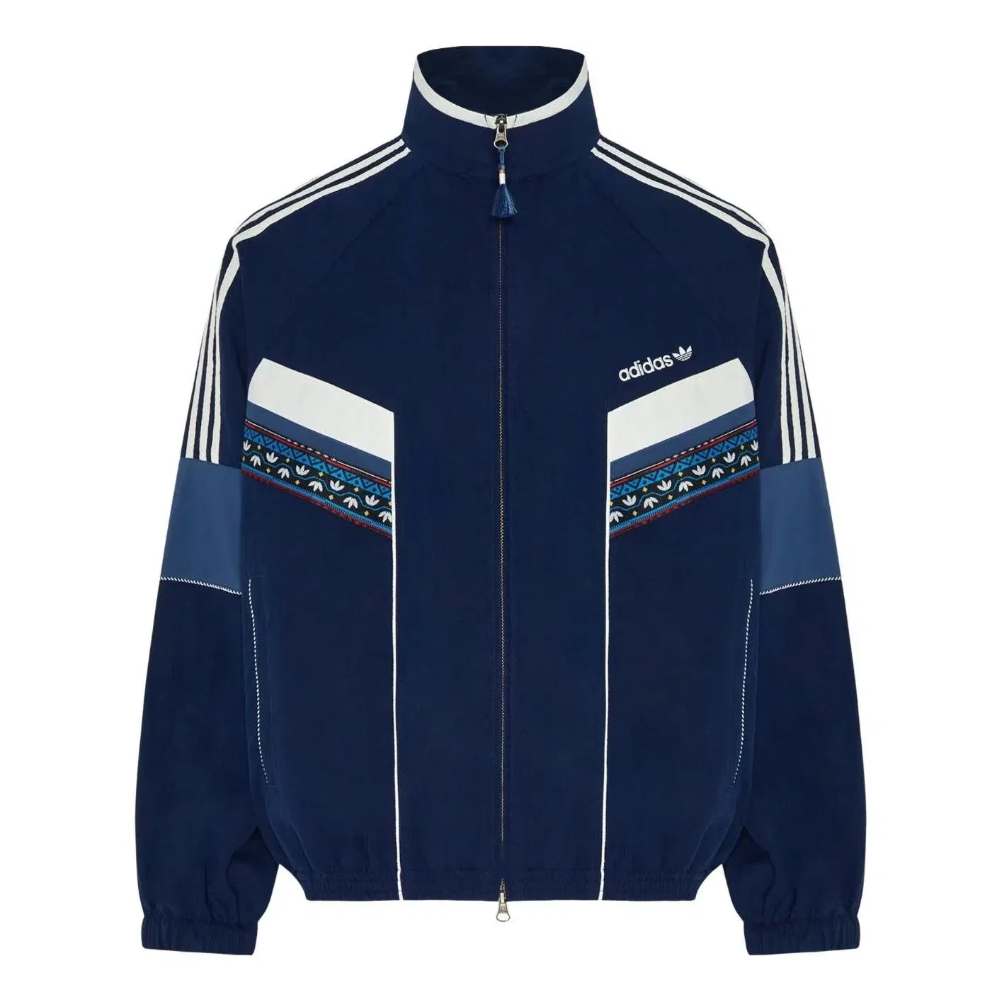 Мужская куртка Toc Polo Track Top Asia Sizing 'Night Indigo' adidas, Night Indigo