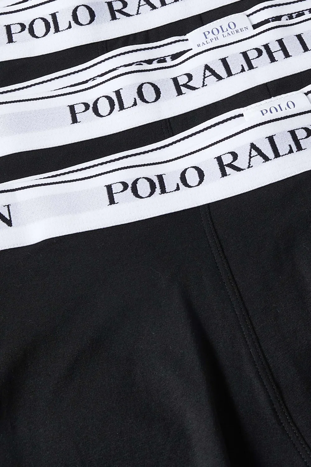 Трусы-боксеры хлопковые комплект из 3 штук Polo Ralph Lauren, черный — фото 2