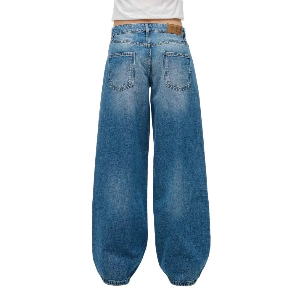 Женские джинсы свободного кроя Superdry, Blue — фото 2