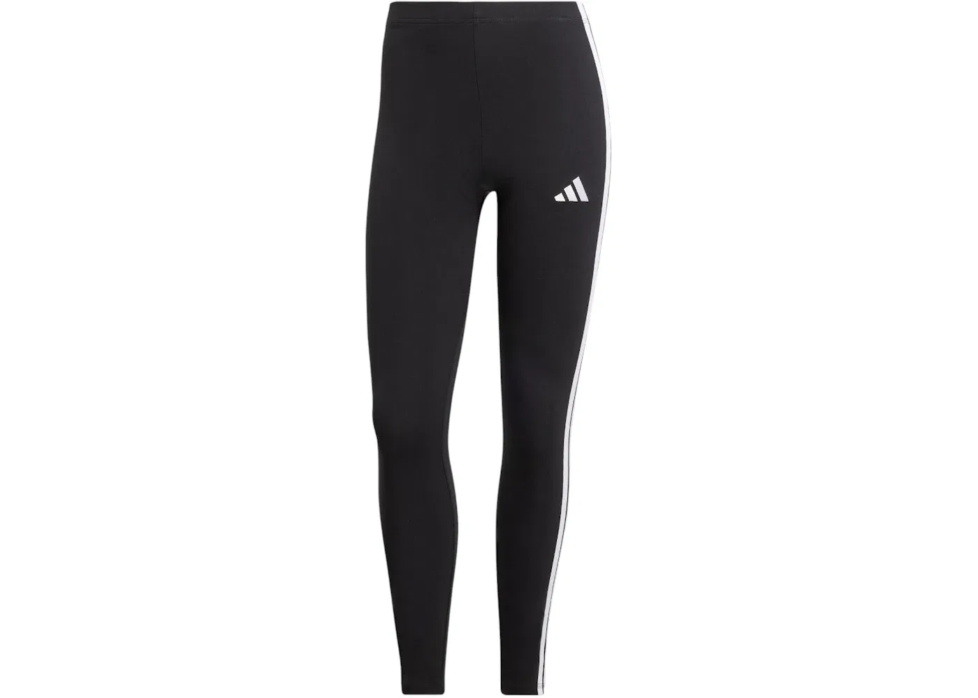 Женские леггинсы с тремя полосками Adidas, Black/White